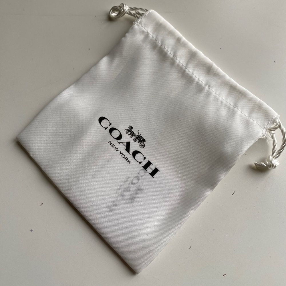 Coach mini dust bag for jewelry